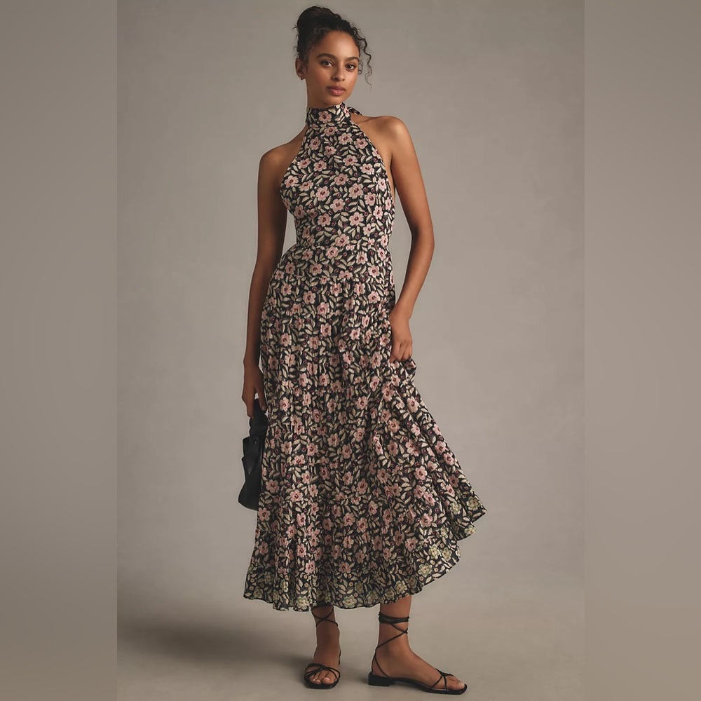 RIXO Floral Maxi Dress